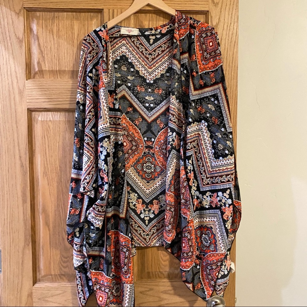 “Blushed” Boho Kimono Size Medium